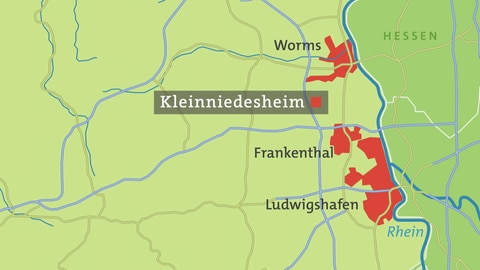 Karte von Kleinniedesheim