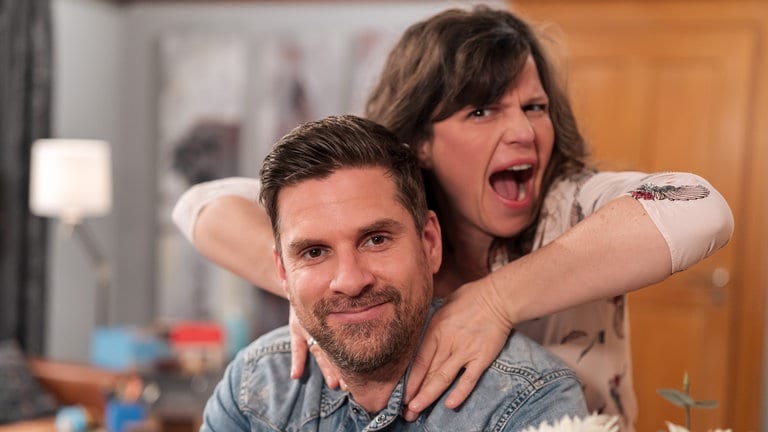 Eva (Lucie Muhr) und Andreas (Ralph Gassmann)