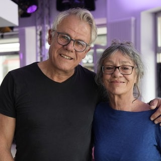 Die Schriftstellerin Madeleine Giese und der Schauspieler Rainer Furch
