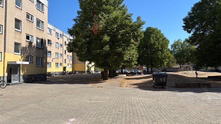 Blick in den Innenhof der Bayreutherstraße 