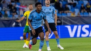 Rahim Ibrahim von Slovan Bratislava in der Nike Liga.
