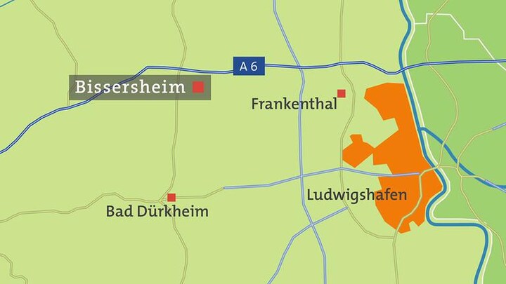 Bissersheim - Karte