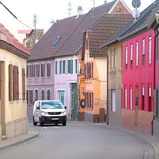 Die Weinstraße in Kallstadt