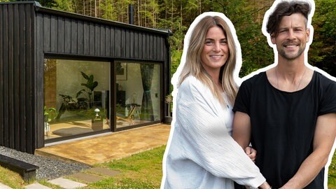 Felix Roßbach hat sein Minihaus in Daaden selbst geplant und gebaut.
