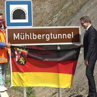 Eröffnungszeremonie des Mühlbergtunnels