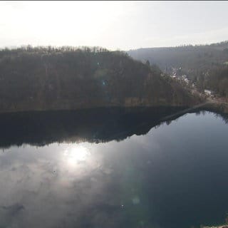 Der Hunsfels-See in Stromberg