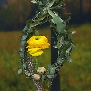 Eine Osterdekoration