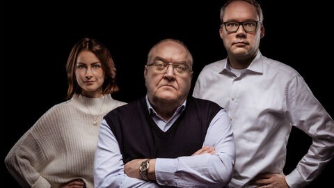 Die Hosts von Sprechen wir über Mord?!