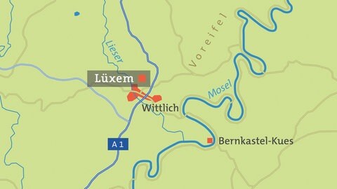 Hierzuland Lüxem Karte
