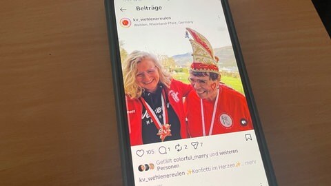Ein Ausschnitt aus einem Video des Karnevalsvereins auf Instagram. 