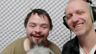 Sascha Wundes mit dem Schauspieler Laurenz Wältken
