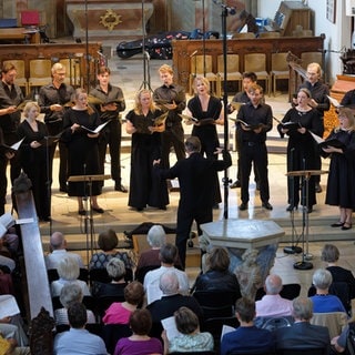 Das Ensemble Vokalharmonin beim Konzert in Schwäbisch Gmünd