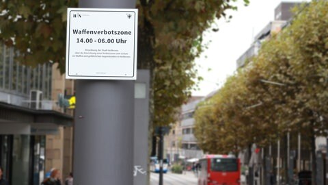 Waffenverbotszone in Heilbronn: Die Stadt will das Verbot in der Innenstadt bis 2027 verlängern