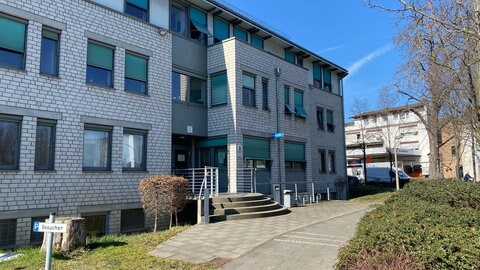 Die von der Flut beschädigte Polizeistation in Bad Neuenahr-Ahrweiler