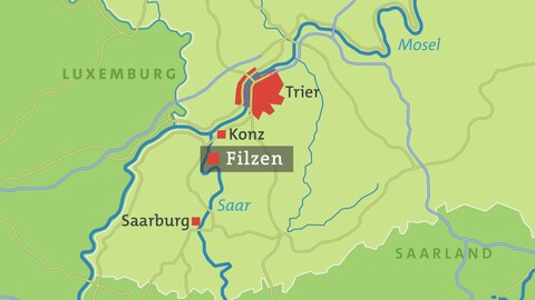 Hierzuland Filzen Karte
