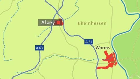 Karte Alzey
