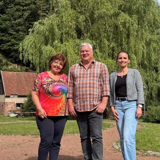 Drei, die gerne in Hirschthal leben