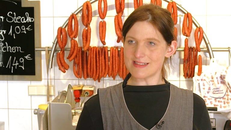 Metzgermeisterin Sonja Holzem-Leif