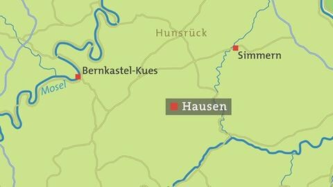 Karte von Hausen