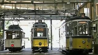 Das Straßenbahn-Museum in Stuttgart-Zuffenhausen mit seinen mehr als 50 historischen Fahrzeugen.