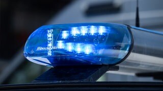 Ein Blaulicht der Polizei - Symbolfoto