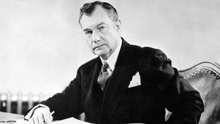 Der US-Chefankläger in den Nürnberger Kriegsverbrecherprozessen, Oberrichter Robert H. Jackson (Archivfoto vom 1946)