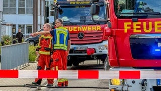 Feuerwehreinsatz in Bruchsal
