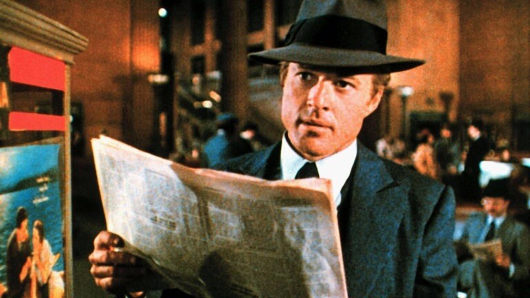 Robert Redford als Trickbetrüger Hooker in George Roy Hills Film „Der Clou“ (1973)