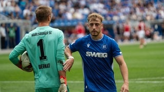 Enttäuschte Spieler vom KSC