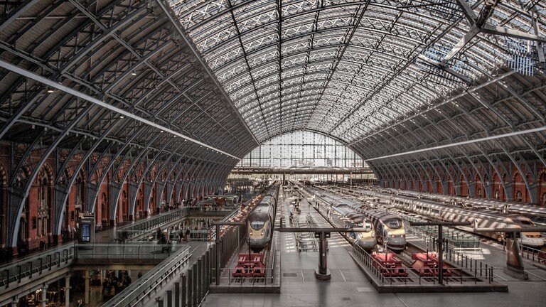 Bahnhofshalle der St. Pancras Station