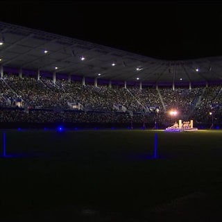 Weihnachtliches Stadionsingen