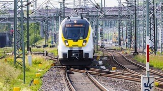 Auch der Regionalzug MEX18 gehört zu den betroffenen Bahnlinien zwischen Tübingen und Stuttgart.