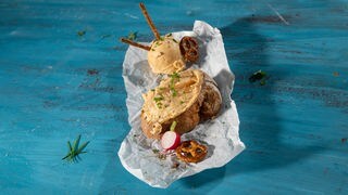 Schwabazda auf Brot, die schwäbische Version vom bayriscen Obazda. Ein SWR1 Pfännle-Rezept zum Motto "Bock auf Brot".