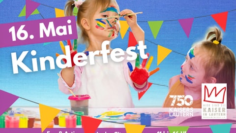 Plakat des Kinderfestes in Kaiserslautern