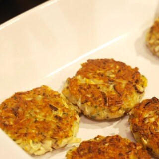 Die fertigen Kartoffelshiitake