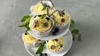 Heidelbeer-Cupcakes
