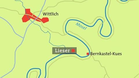 Karte von Lieser