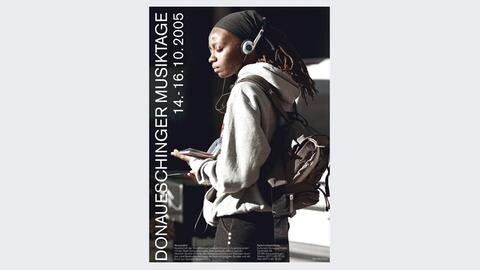 Donaueschinger Musiktage - Plakat 2005 - Beat Streuli