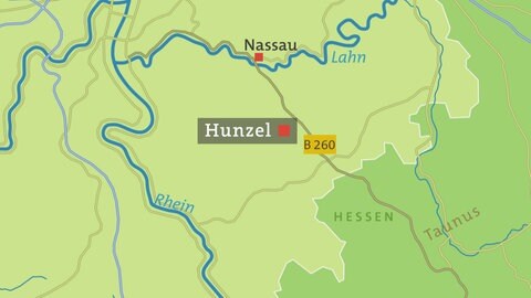 Hunzel - Karte