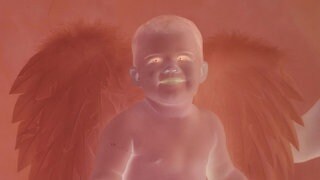 Christoph Frick: Baby mit Engelsflügeln