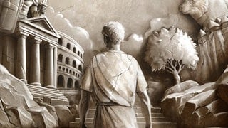 Das Podcastbild des Hörspiel-Podcasts "Der römische Traum"