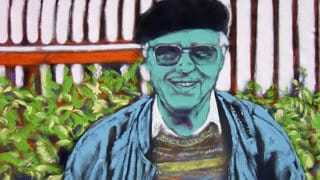 GANZTAGSWALLENSTEIN (Poträt Klaus Kanzog Acryl auf Leinwand)
