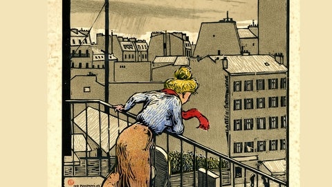 Ivo Puhonný, Im Quartier Latin (Paris), 1903