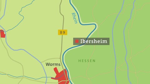Karte von Ibersheim