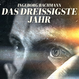 Traurige Augen eines Mannes, auf der rechten Bildseite strahlt ein Lichtreflex, Handschrift über dem Bild unleserlich.
