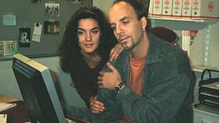 Monique und Sven vor dem PC