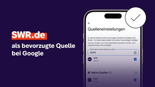 SWR als bevorzugte Quelle in den Sucheinstellungen bei Google