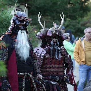 Männer in Kostüm