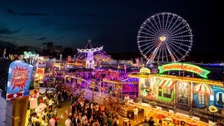 Der Festplatz des Backfischfestes Worms im Jahr 2025.