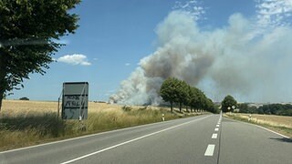 In der Verbandsgemeinde Kirchheimbolanden haben am Sonntag rund zehn Hektar Feld gebrannt.